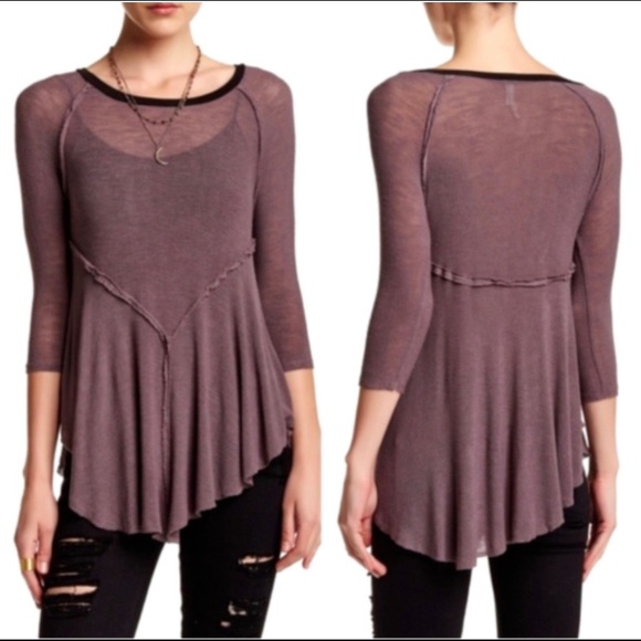 Free People Tops - FREE PEOPLE | Purple Weekend Layering Boho Tunic